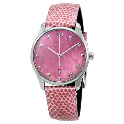 gucci pink watch|Gucci timeless watch.